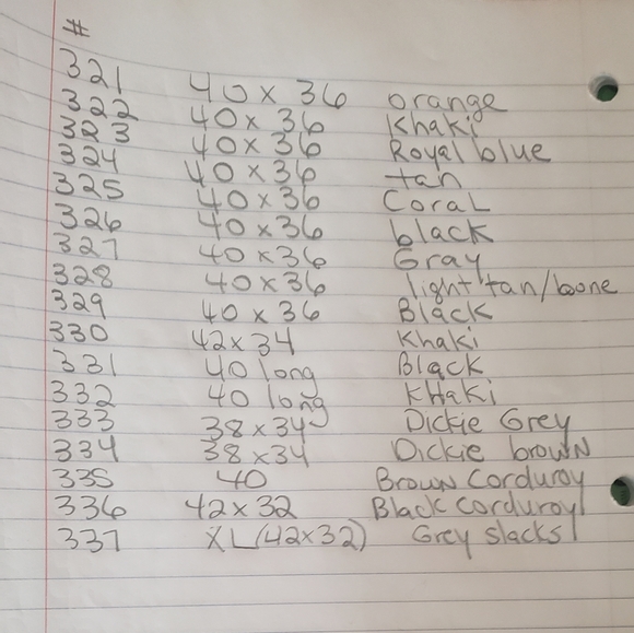 Mens khakis and Chino pants - Picture 3 of 13